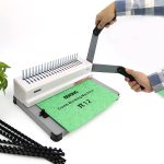 Binding Machine, BDKING Comb Binding Machine, 21 Holes, 450 Pages, with 100 PCS 3/8 '' Comb Binding spines, Suitable for Letter Size, A4, B5,A5 or Smaller Office documents - Image 2